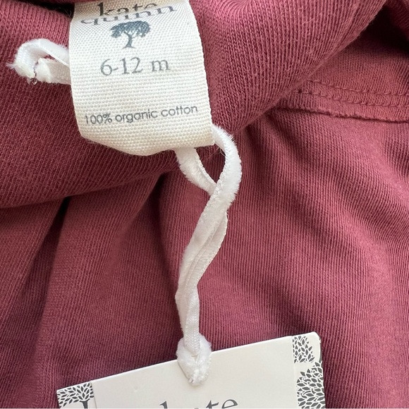 NWT Kate Quinn sangria long sleeve lounge dress size 6-12 months - Picture 7 of 9